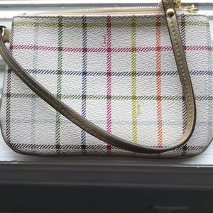 Coach leather wristlet